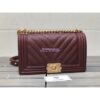 Replica Chanel Chevron Boy Flap Bag in Caviar Tiffany Blue 2