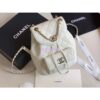 Replica Chanel Small Lambskin Drawstring Bag AS1801 Black