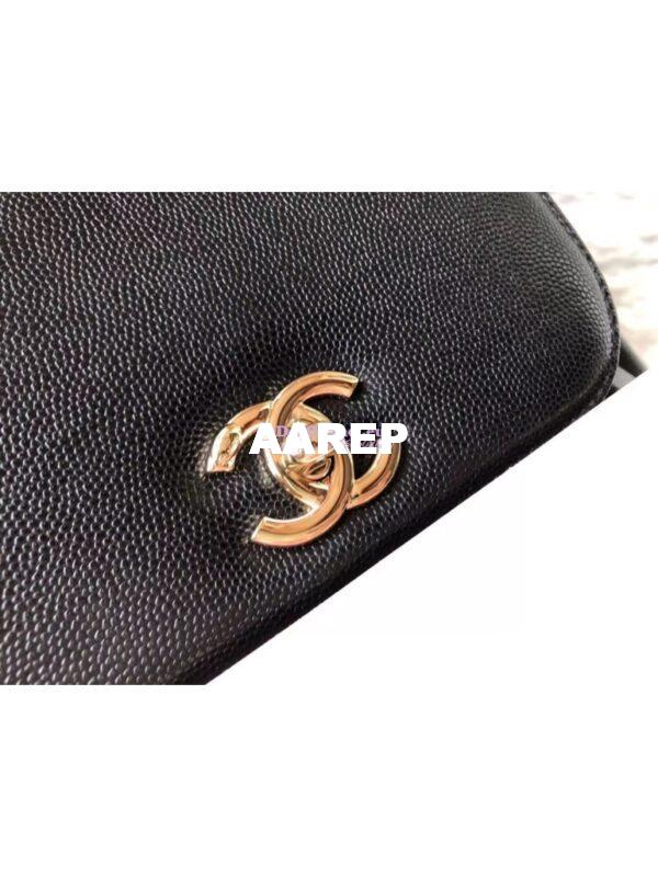 Replica Chanel Business Affinity Backpack in Grained Calfskin A93748 Black 8