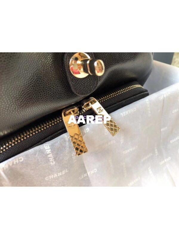 Replica Chanel Business Affinity Backpack in Grained Calfskin A93748 Black 9