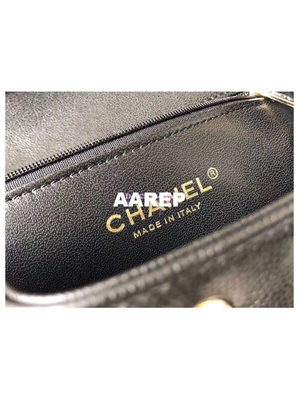 Replica Chanel Business Affinity Backpack in Grained Calfskin A93748 Black 11