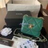 Replica Chanel Small Trendy CC Clutch Chain w Large Quilting Lambskin A81633 Black 2