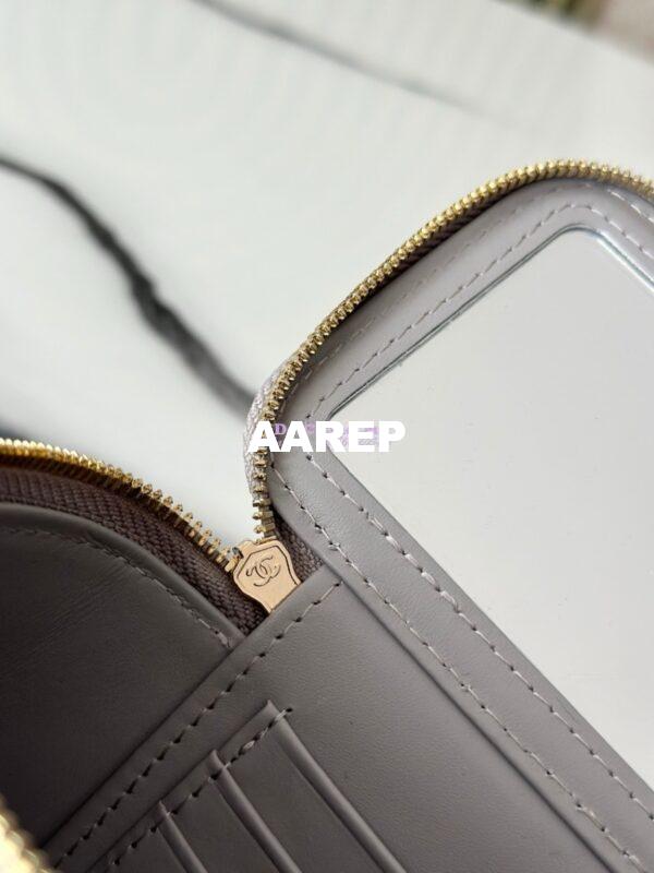 Replica Chanel Exclusive Limited-Edition Grained Calfskin Metal Enamel Handle Vanity Chain Bag – AP4426 Grey 8