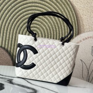 Replica Chanel Vintage Large Cambon Tote Bag Limited Edition  White