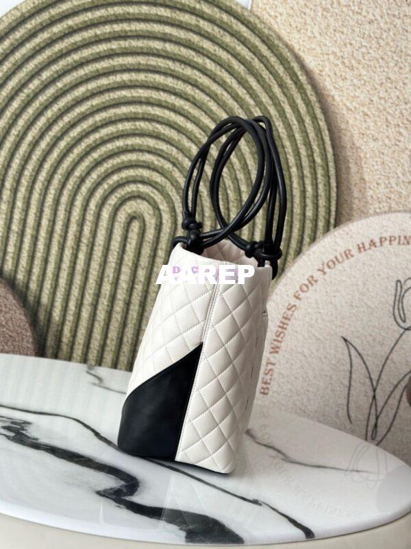 Replica Chanel Vintage Large Cambon Tote Bag Limited Edition  White 7