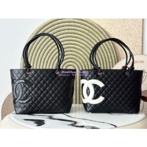 Replica Chanel Vintage Large Cambon Tote Bag Limited Edition Black