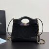Replica Chanel Medium 31 Shopping Bag in Shiny Lambskin and Suede Goatskin AS4853 Pink 2