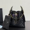 Replica Chanel 25C Large Bucket Bag in Grained Calfskin AS5311 White 2