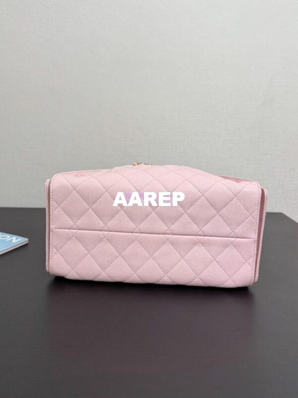Replica Chanel 25C Small Bucket Bag in Grained Calfskin AS5293 Pink 11