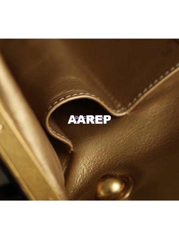Replica Chanel Lambskin Kiss-Lock Clasp Bag AS1886 Black 8