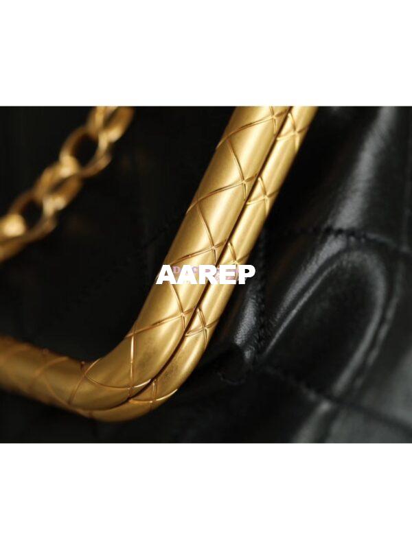 Replica Chanel Lambskin Kiss-Lock Clasp Bag AS1886 Black 15