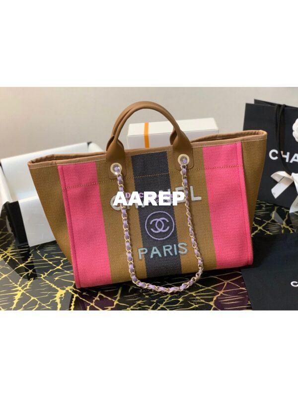 Replica Chanel Viscose Multicolor Deauville Bag A66941