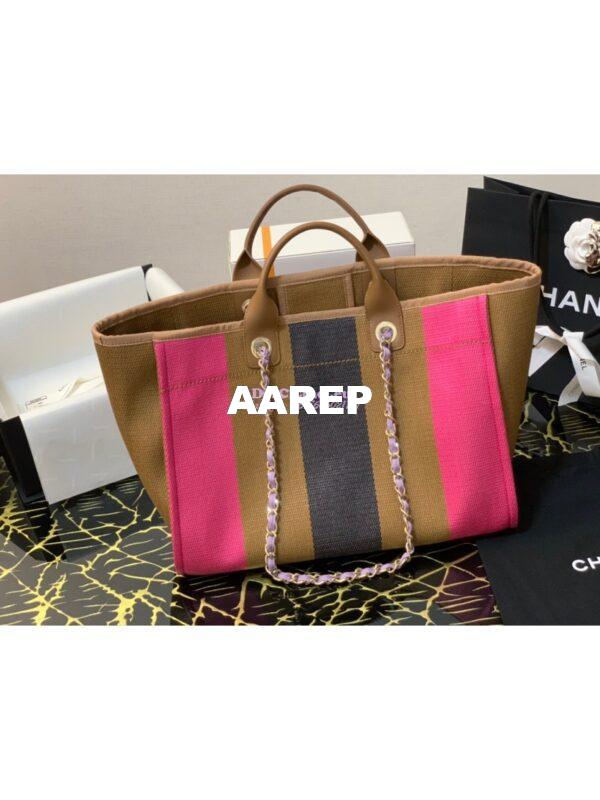 Replica Chanel Viscose Multicolor Deauville Bag A66941 5