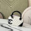 Replica Chanel Vintage Cambon Bowler Bag Limited Edition White Black