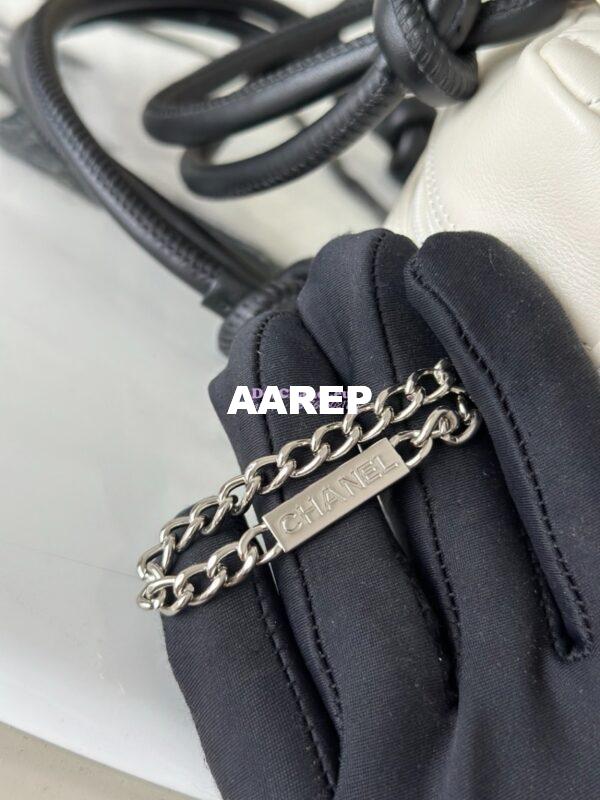 Replica Chanel Vintage Cambon Bowler Bag Limited Edition White 7