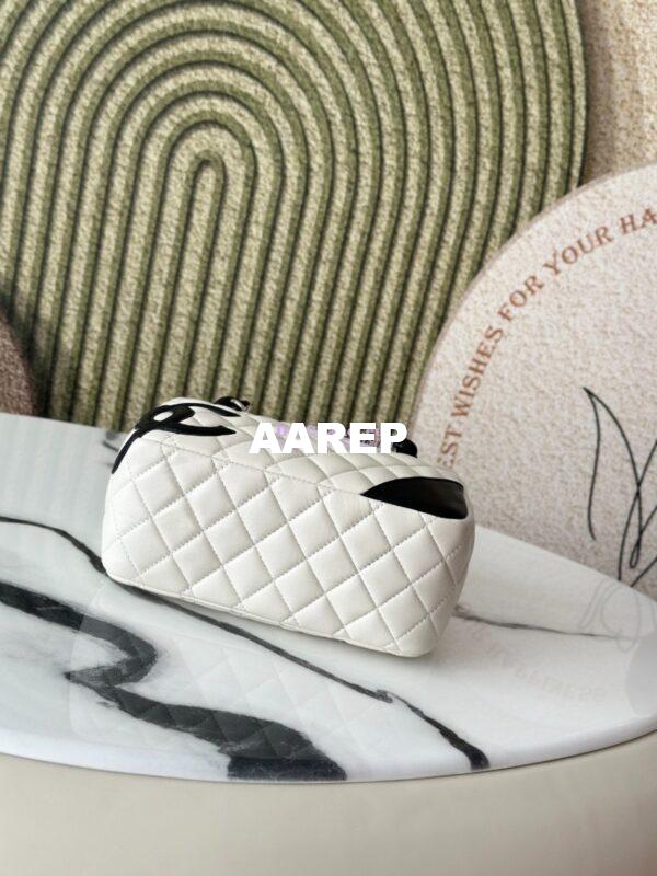 Replica Chanel Vintage Cambon Bowler Bag Limited Edition White 11
