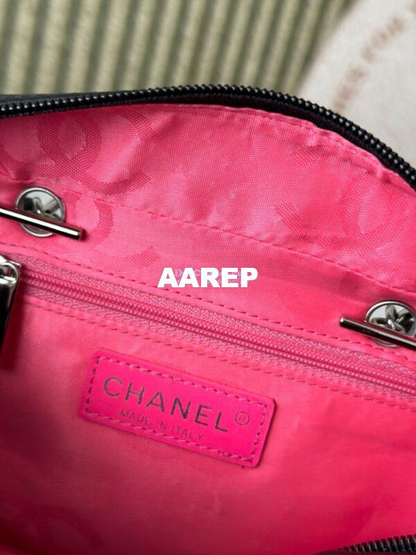 Replica Chanel Vintage Cambon Bowler Bag Limited Edition Black 7