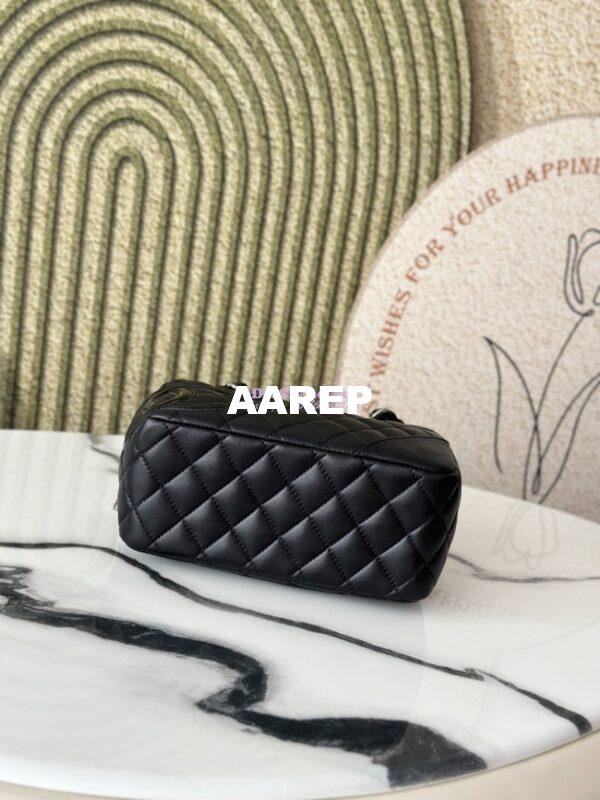 Replica Chanel Vintage Cambon Bowler Bag Limited Edition Black 9