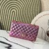 Replica Chanel New SLG Lambskin Small Vanity With Chain and Top Handle Bag AP2198 Wine 2