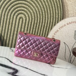Replica Chanel 25A CF Classic Double Flap Bag in Iridescent Lambskin Mermaid Limited Edition