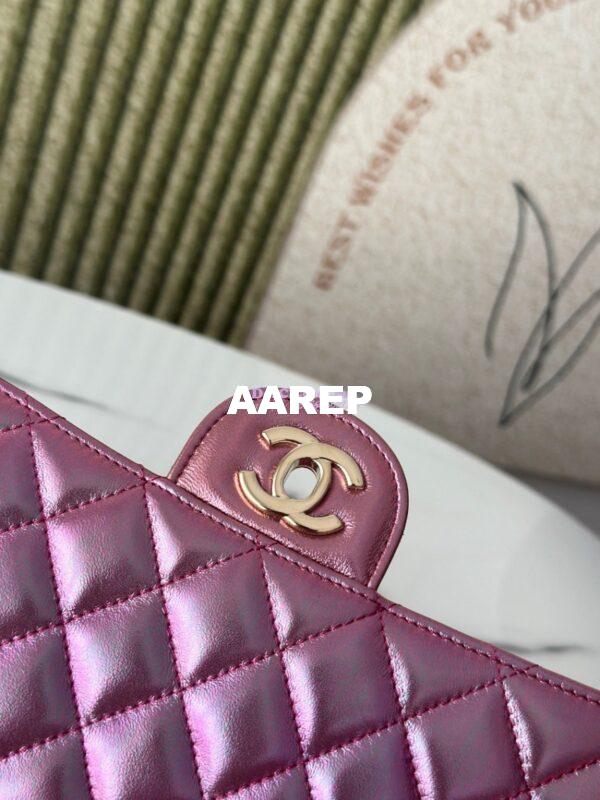 Replica Chanel 25A CF Classic Double Flap Bag in Iridescent Lambskin Mermaid Limited Edition 5