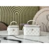 Replica Chanel New Lambskin Vanity With Chain and Top Handle AP2199 Wine 2