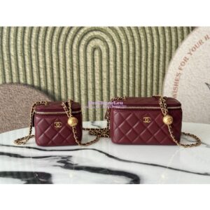 Replica Chanel New Clutch With Chain in Lambskin AP2303 Wine