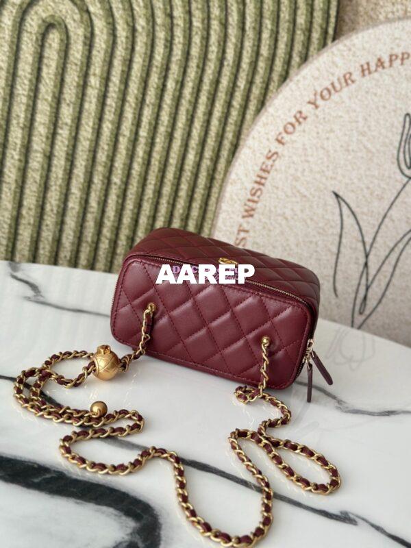 Replica Chanel New Clutch With Chain in Lambskin AP2303 Wine 7