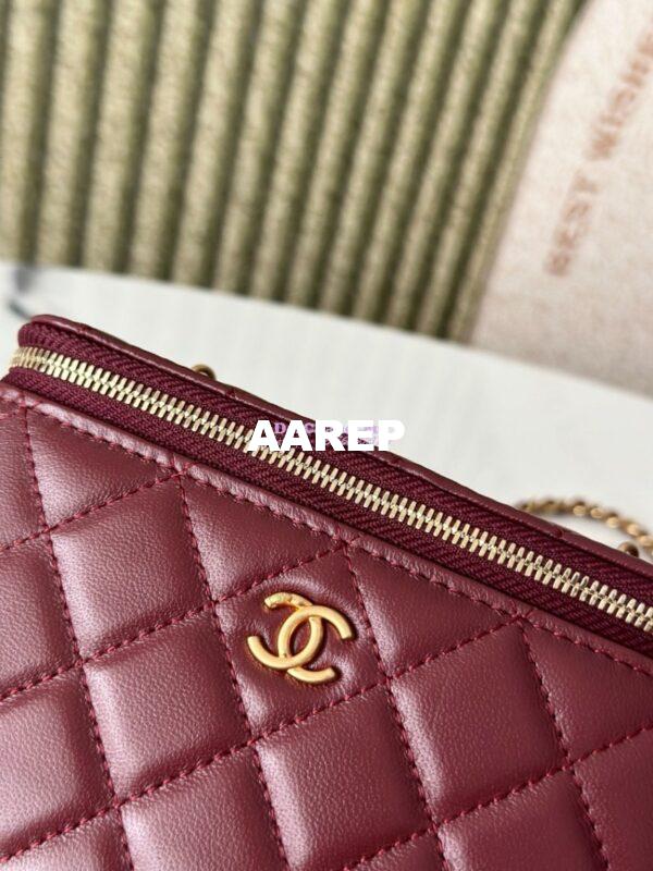 Replica Chanel New Clutch With Chain in Lambskin AP2303 Wine 9