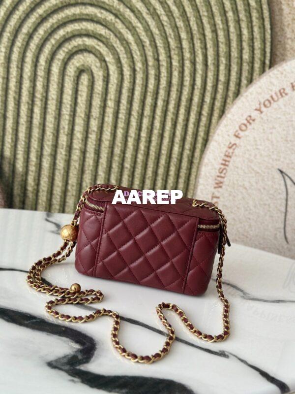 Replica Chanel New Clutch With Chain in Lambskin AP2303 Wine 12