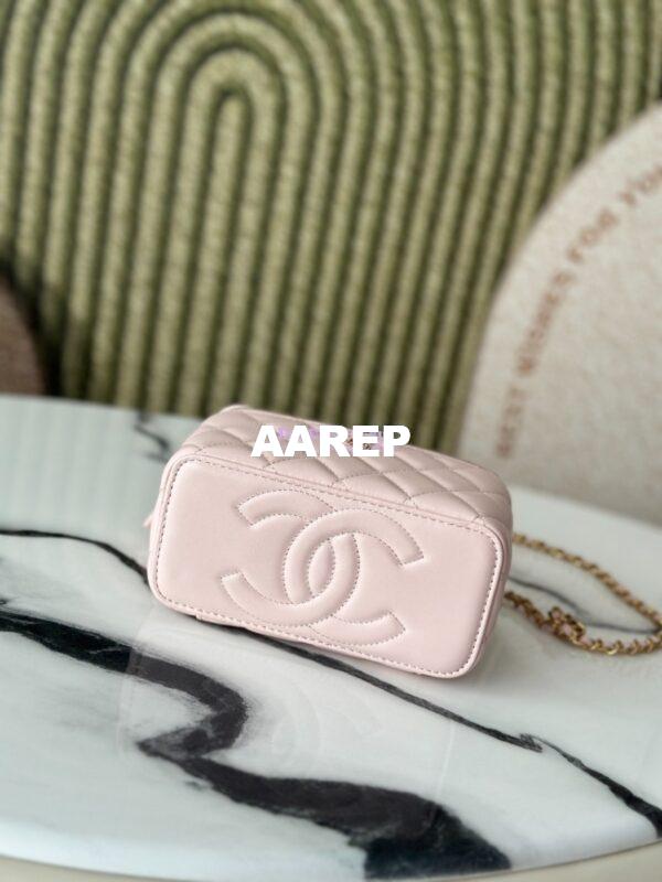 Replica Chanel New Clutch With Chain in Lambskin AP2303 Light Pink 7