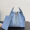 Replica Chanel 25C Large Bucket Bag in Suede Goatskin AS5311 Beige 2