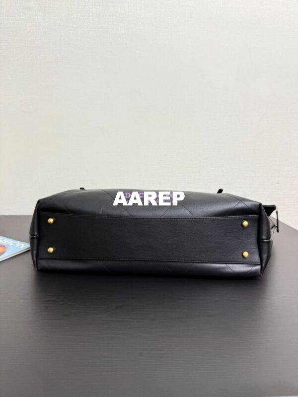 Replica Chanel SS25 Maxi Shopping Bag Calfskin AS5463 Black 11