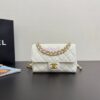 Replica Chanel SS25 Flap Bag in Grained Calfskin AS5240 Black