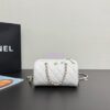 Replica Chanel 25P Lambskin Mini Bowling Bag with Enamel Handles AP4411 Black Limited Edition
