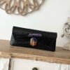 Replica Chanel SS25 Clutch With Chain  Mesh and Shiny Lambskin AP4573 Black
