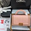 Replica Chanel Python Leather CF Classic Flap Bag Iridescent 30 2