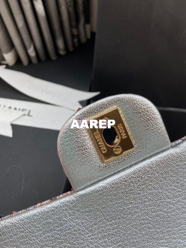 Replica Chanel Python Leather CF Classic Flap Bag Iridescent 30 11