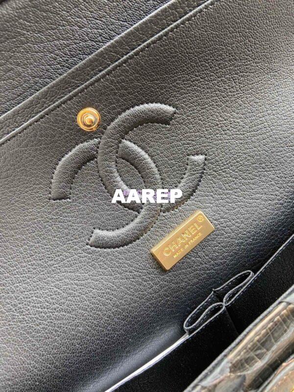 Replica Chanel Python Leather CF Classic Flap Bag 29 11