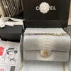 Replica Chanel Python Leather CF Classic Flap Bag Onyx 28
