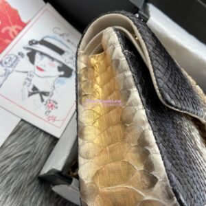 Replica Chanel Python Leather CF Classic Flap Bag 26 2