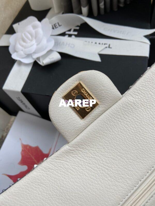 Replica Chanel Python Leather CF Classic Flap Bag 26 8