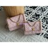 Replica Chanel 25A Relaunched Calfskin Mini / Small Flap Bag with Gold Charm Chain AS2649 AS2615 Black 2