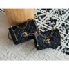 Replica Chanel Coco Handle Bag in Caviar with Edge Stitching 92990 92991 in Light Gold Hardware Jaune poussin 2