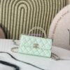 Replica Chanel 25S Leather Chain Strap CC Logo Handle Flap Bag AP3238 Metallic Gold