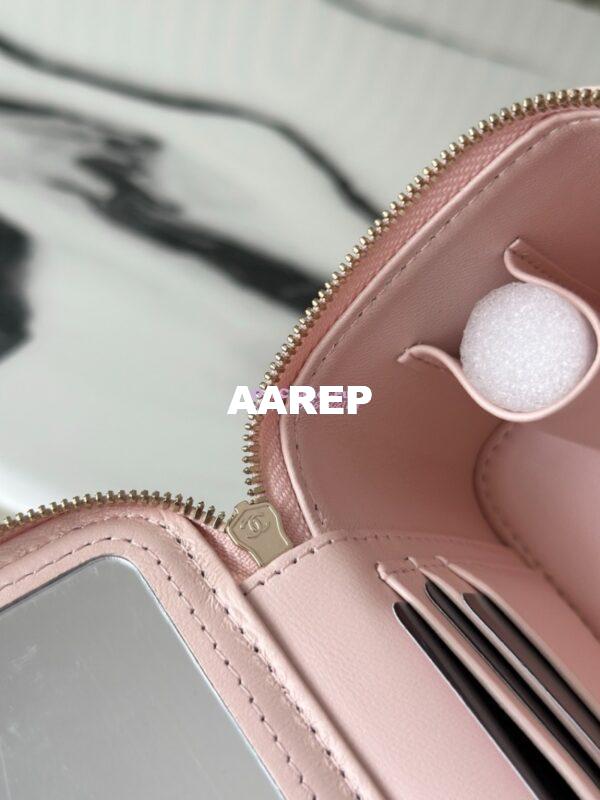 Replica Chanel 25C Lambskin Vanity with Chain AP2805 Light Pink 8