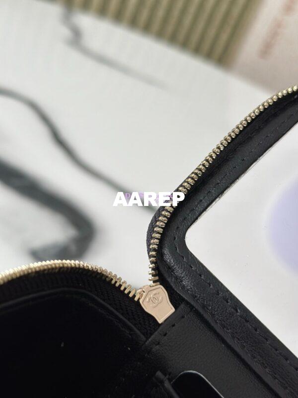 Replica Chanel 25C Lambskin Vanity with Chain AP2805 Black 8