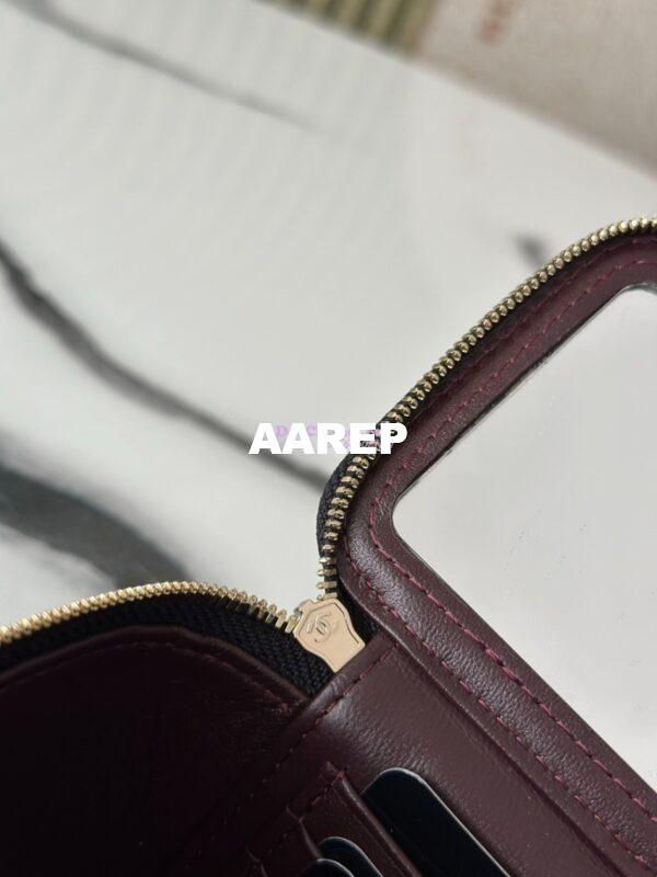 Replica Chanel Vanity Case Calfskin Bag with Adjustable Gold Charm Chain AP3651 Black 10