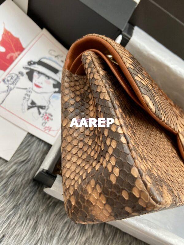 Replica Chanel Python Leather CF Classic Flap Bag 25 6