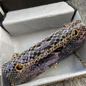 Replica Chanel Python Leather CF Classic Flap Bag 24 2